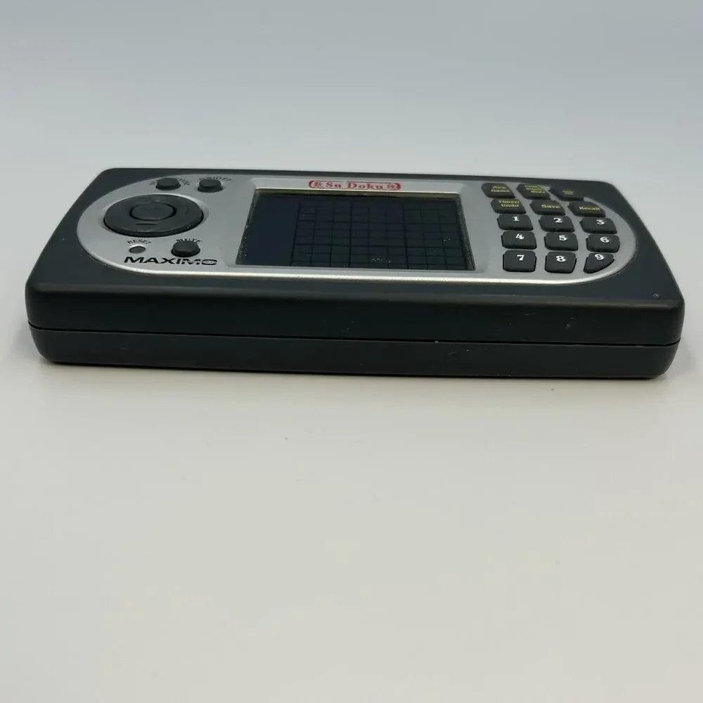 Sudoku Electronic Maximo Handheld Electric Travel Video Game - Tested